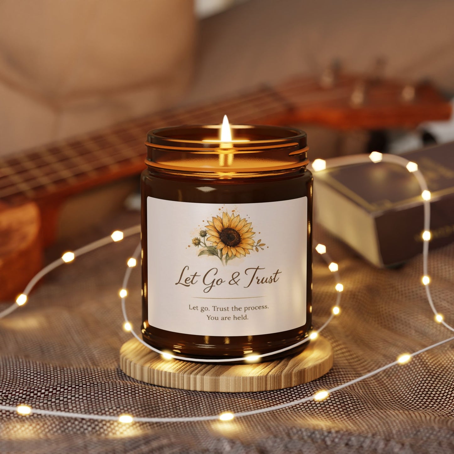 Let Go & Trust Candle - A Healing Ritual for New Beginnings