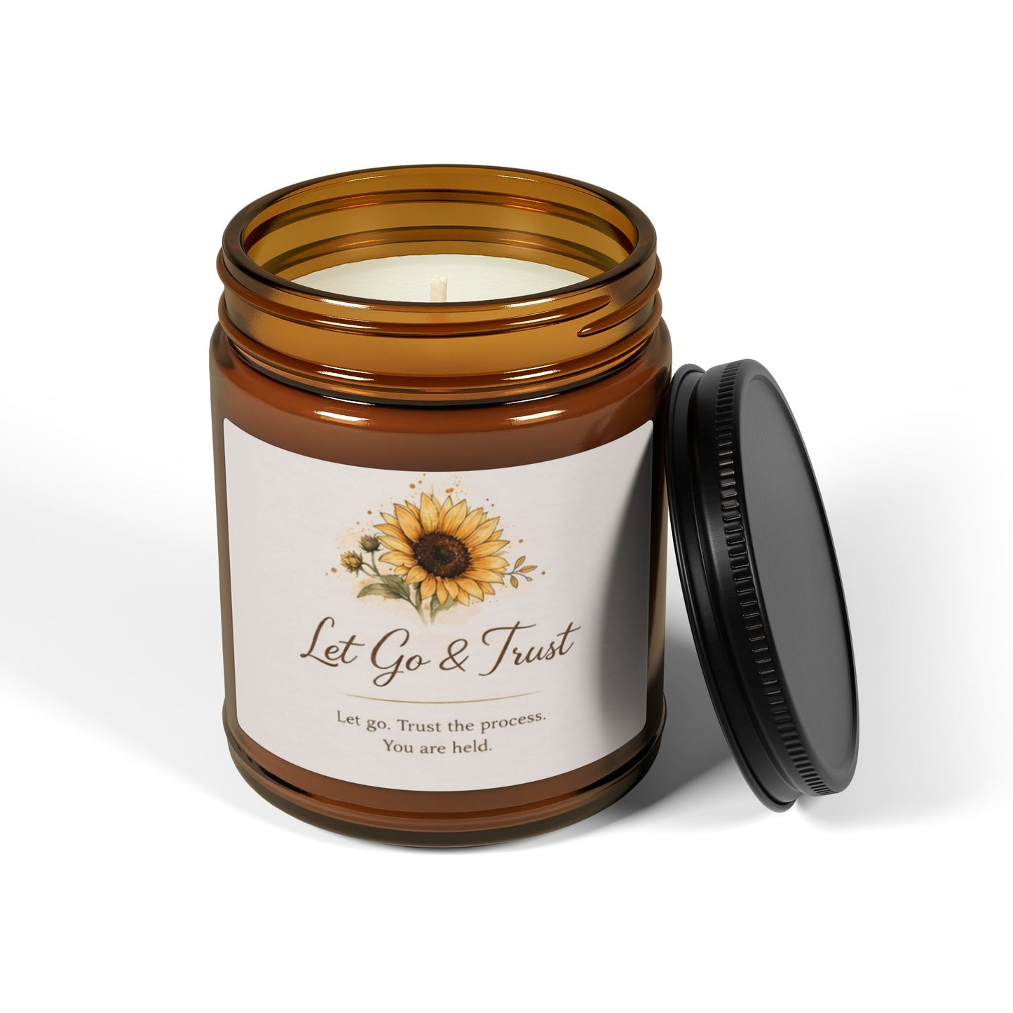 Let Go & Trust Candle - A Healing Ritual for New Beginnings